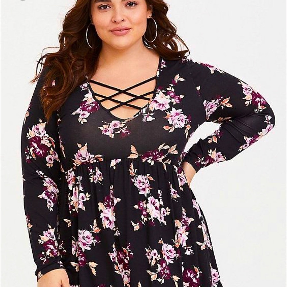 Super soft strappy babydoll top